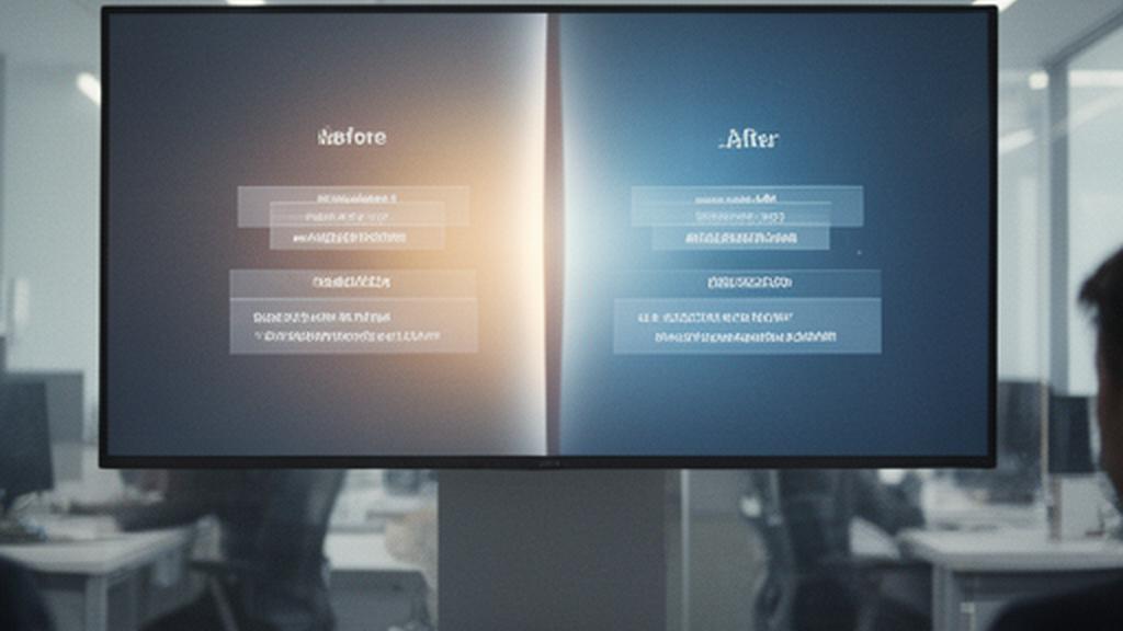 Analyst comparing SQL workflow steps on a large screen with a clean DBeaver interface